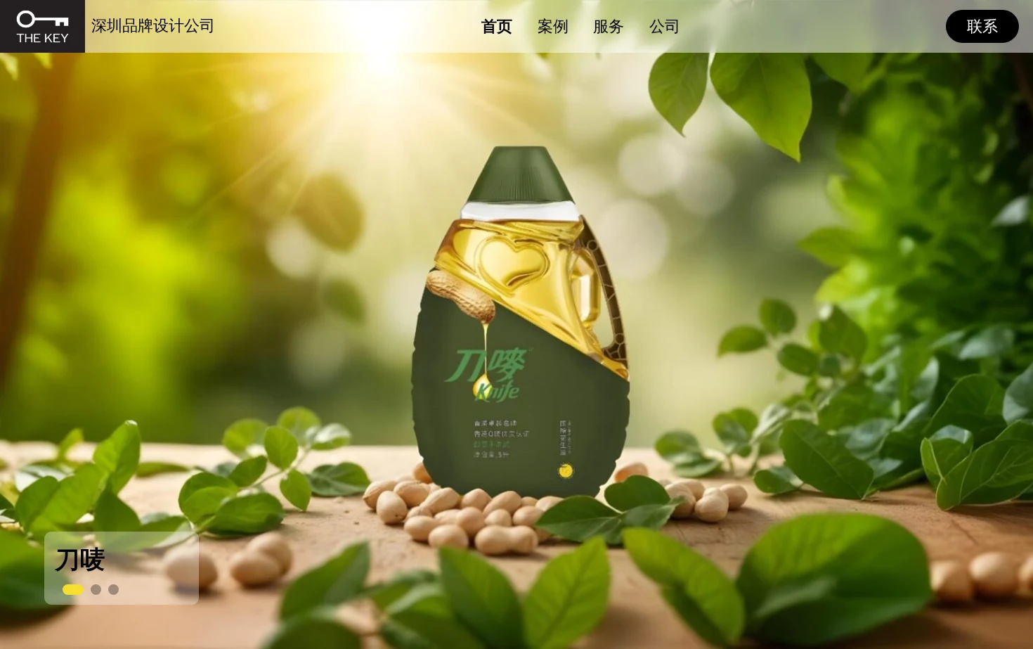 德启广告 页面快照